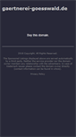 Mobile Screenshot of gaertnerei-goesswald.de
